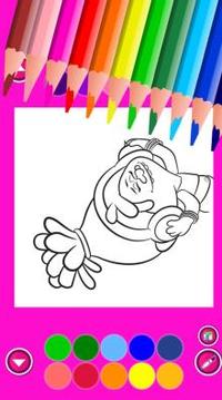 Coloring Book Troll Poppy游戏截图4