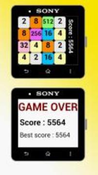 2048 for SmartWatch 2游戏截图2