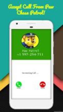 Call Simulator For Paw Chase Patrol游戏截图2