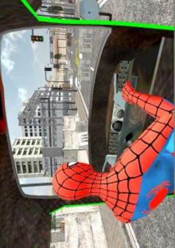Spider Hero Tuk Tuk Rikshaw drift Parking游戏截图2