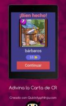 Adivina la Carta de CR ~ Quiz adivina el personaje游戏截图2