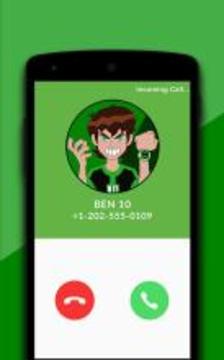 Ben 10 Fake Calling Simulator游戏截图1