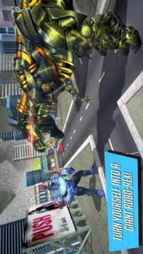 Jurassic Robot Rex Survival游戏截图2