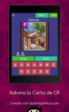 Adivina la Carta de CR ~ Quiz adivina el personaje游戏截图3