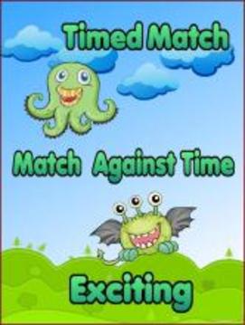 Monster Match Link Kids Game游戏截图2