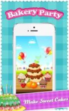 Bakery Party! Cupcake Salon游戏截图4