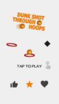 Dunk Shot Through Hoops游戏截图1