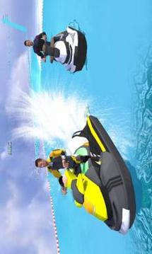 Water Slide Boat Racing Real游戏截图1