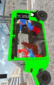 Spider Hero Tuk Tuk Rikshaw drift Parking游戏截图1