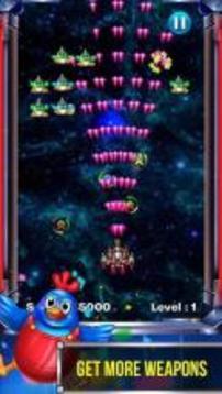 Chicken Shooter - Space Shooting游戏截图2