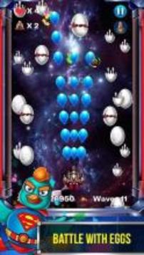 Chicken Shooter - Space Shooting游戏截图3