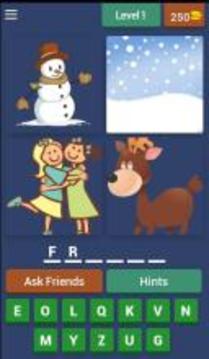 4 Pics 1 Animation Quiz游戏截图1