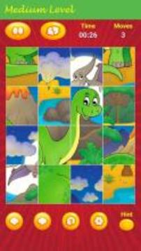 Dinosaurs Puzzles Game游戏截图2