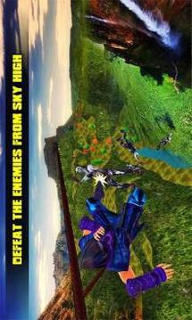 Ninja Jump-Rope Fly Hero游戏截图1