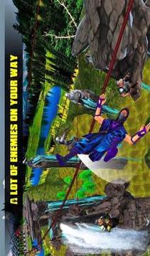 Ninja Jump-Rope Fly Hero游戏截图4