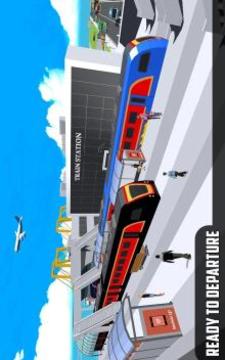 Sky Train Simulator : Elevated Train Driving游戏截图3