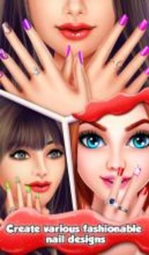 Christmas Nail Salon Makeover游戏截图2