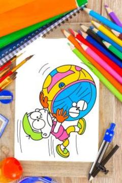 coloring book : Nobita Super Heroes游戏截图5