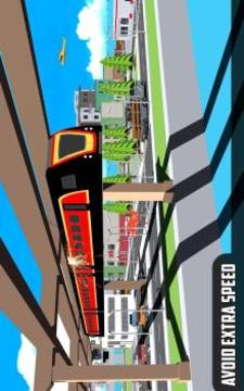 Sky Train Simulator : Elevated Train Driving游戏截图4