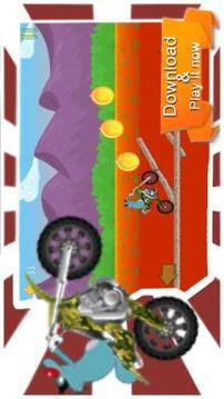 oggy motocross crazy racing游戏截图1