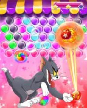 Tomcat Pop : Love Bubble Shooter Match 3游戏截图1