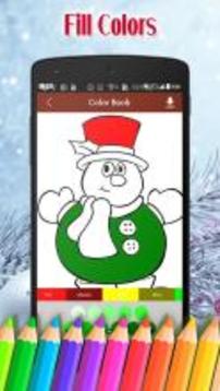 Xmas Coloring book Games游戏截图3