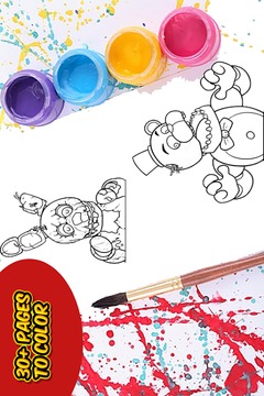 Coloring Book Five Nights FNAF游戏截图1