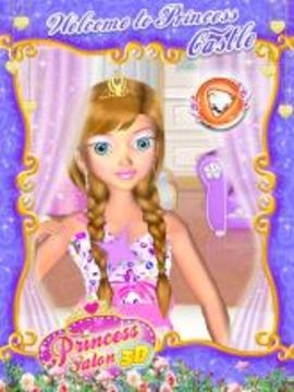 Princess 3D Salon - Girls Game游戏截图5