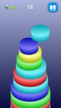 Round Tower - Color Stack游戏截图2