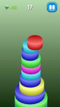 Round Tower - Color Stack游戏截图1