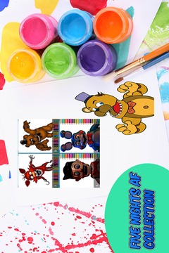 Coloring Book Five Nights FNAF游戏截图4