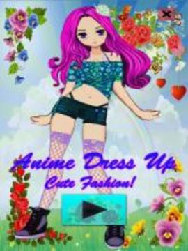 Anime Dress Up - Cute Fashion游戏截图5