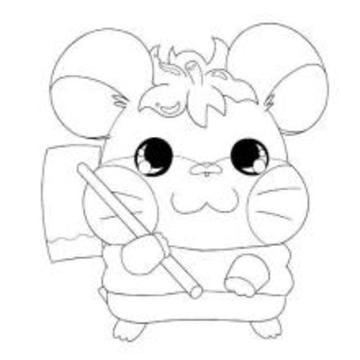 Coloring Hamster游戏截图4