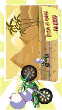 Doramon motorbike hill race climbing游戏截图4