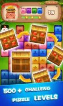 Fruit Block Boom - Puzzle Crush Legend游戏截图3