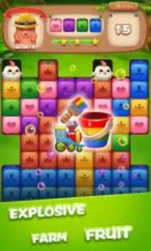 Fruit Block Boom - Puzzle Crush Legend游戏截图2