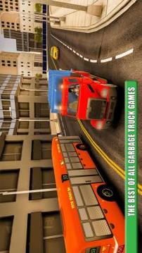 City Garbage Truck Simulator 2018游戏截图5