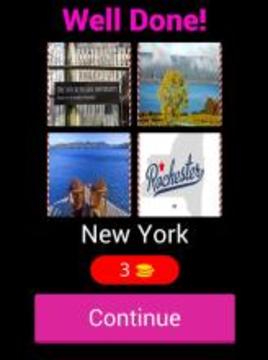 4 Pics 1 Word - US States Quiz游戏截图5