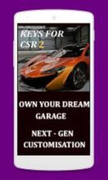 KEYS FOR csr2 Racing游戏截图4