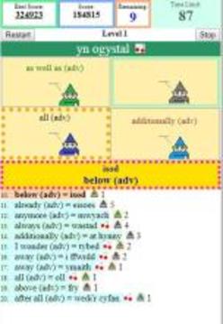 Vocab Game (Elves) Welsh Topics游戏截图3