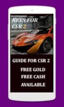 KEYS FOR csr2 Racing游戏截图2