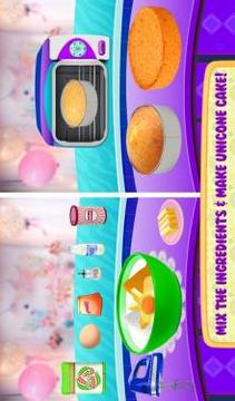 Unicorn Food Party Cake & Ice Cream Slushy游戏截图4