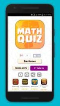 Math Quiz Game ~ Cool Math Games with Equation游戏截图1