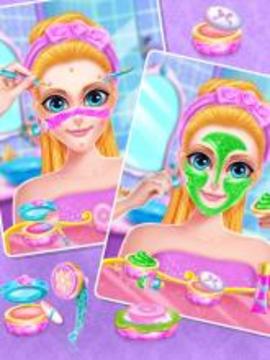 Crazy Flower Girl Makeup and Dressup Salon游戏截图4