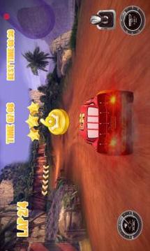 Monster McQueen high Speed lightning : Race 3D游戏截图1