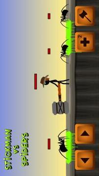 Stickman vs Spiders游戏截图2