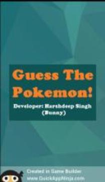 Guess Which Pokemon Is This - Fun Quiz/Trivia Game游戏截图3