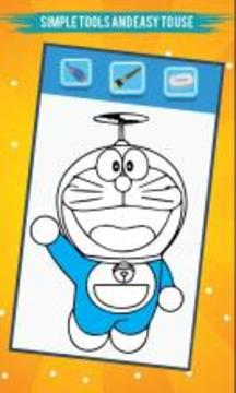 Coloring Pages for Doraaemon游戏截图4