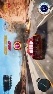 Monster McQueen high Speed lightning : Race 3D游戏截图3