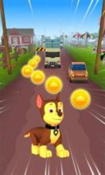 Subway Paw Puppy Marshall Running Patrol adventure游戏截图2